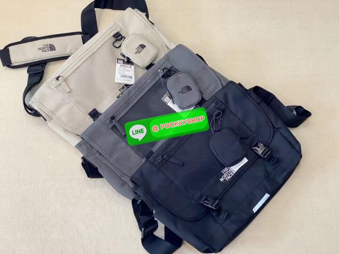 he North Face SUPER MESSENGER BAG L NN2PQ00J BLACK UNISEX 🔖กระเป๋าสะพายข้างมัลติฟังก์ชั่น! ทันสมัยและใช้งานได้หลากหลาย Item ที่ต้องมีเมื่อออกไปข้างนอก! ใช้งานได้จริงและมีสไตล์อเมริกันเทห์สุดๆ สามารถใช้ได้ทั้งผู้หญิงผู้ชาย สะพายไปทำงานไปเรียน เที่ย