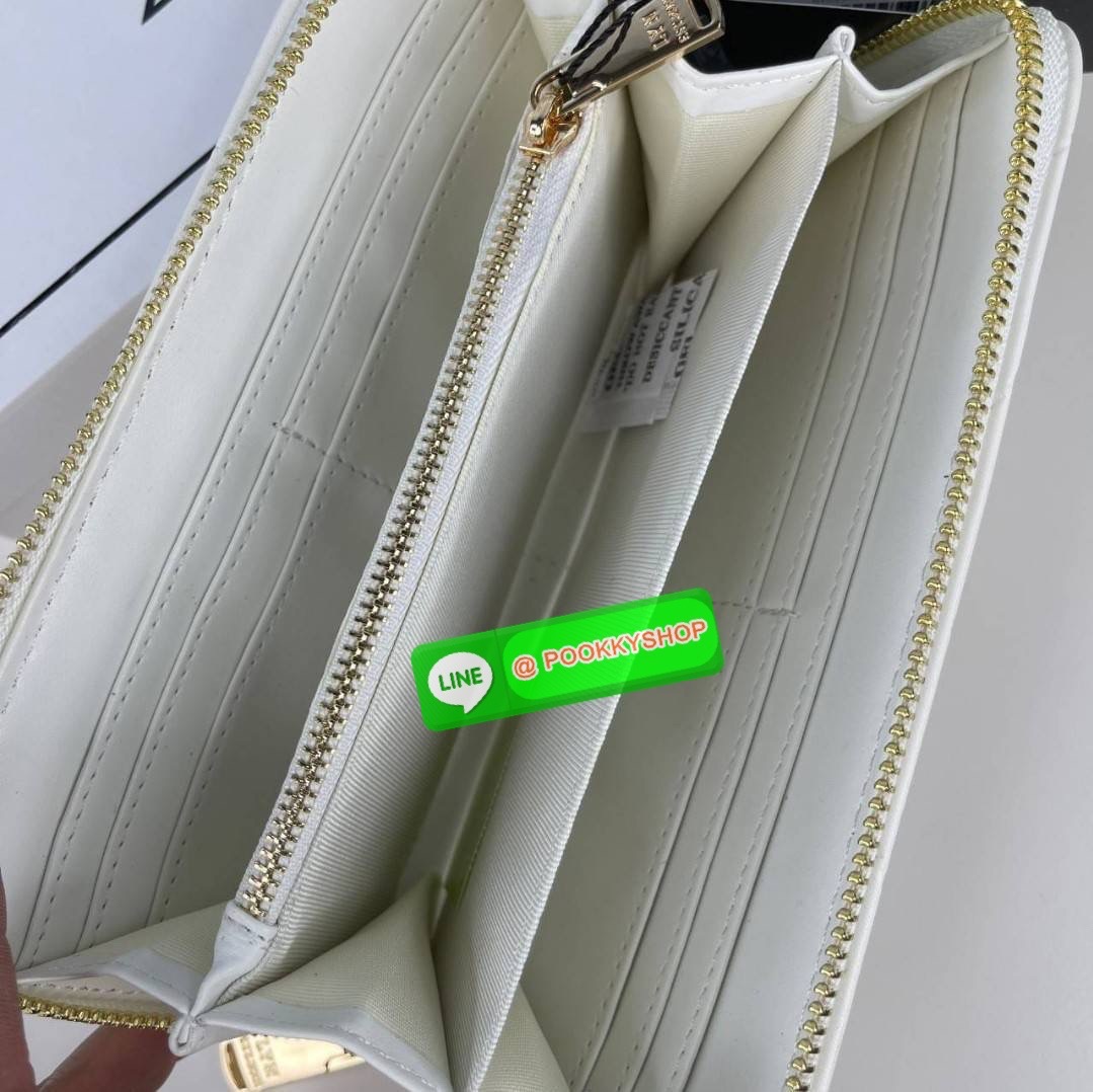 LYN แท้ Outlet กระเป๋าสตางค์ใบยาว เปิดปิดด้วยซิปรอบ