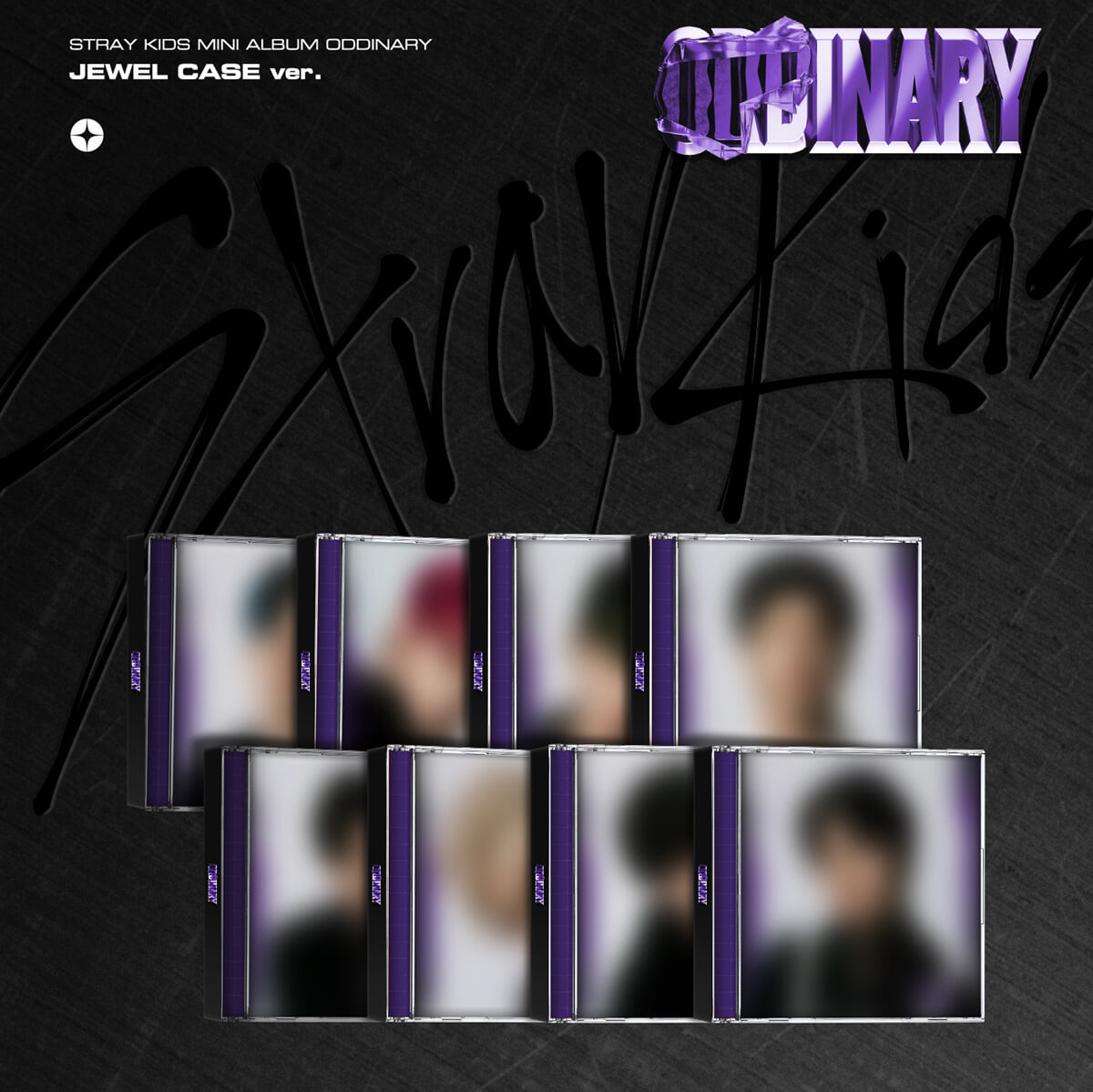 Stray Kids Album - ODDINARY JEWEL CASE Ver. (Random Ver.)