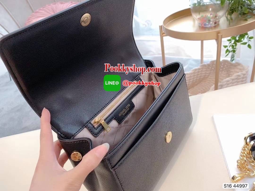 MICHAEL MICHAEL KORS Saffiano Leather สีดำ(มีสีเดียว) 100% Saffiano Leather