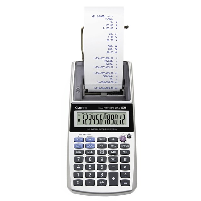 เครื่องคิดเลขพิมพ์กระดาษ 12 หลัก Canon # P1-DTSC II