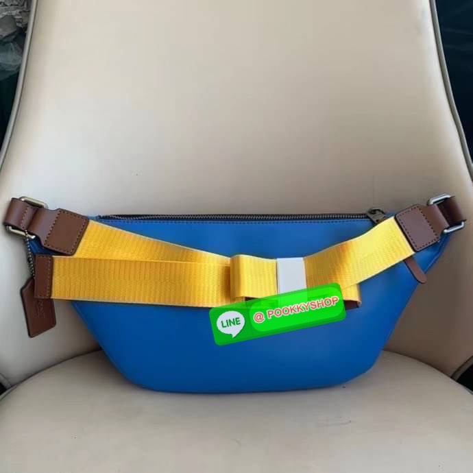 Coach 962 Rivington Belt Bag in Signature Canvas with Coach Patch