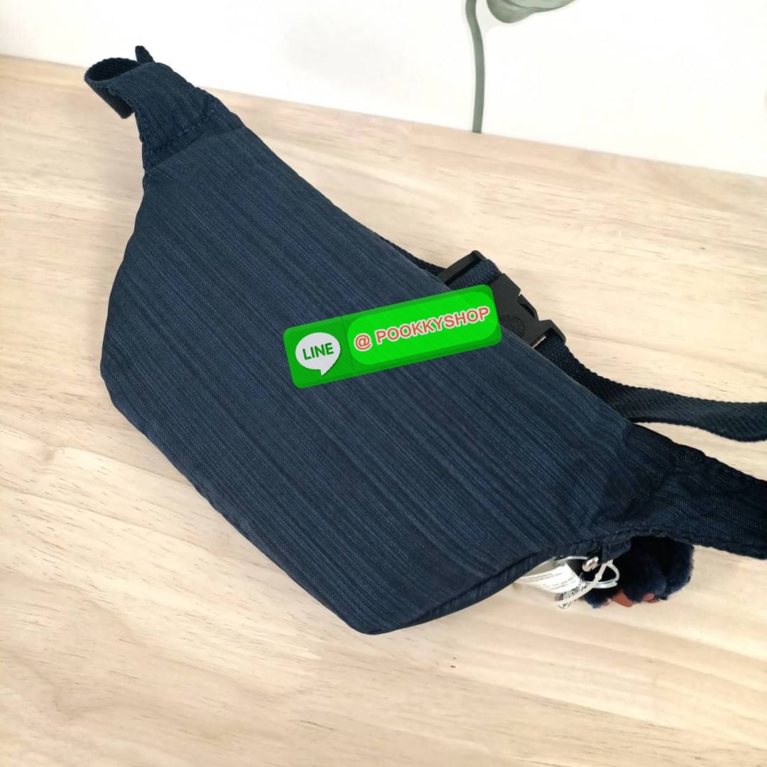 KIPLING YASEMINA Fanny Pack ซับในสีพื้น หัวซิปโลหะไม่มีอักษรแบรนด์ กระเป๋าคาดอกหรือคาดเอว วัสดุด้านนอก Nylon +polyester