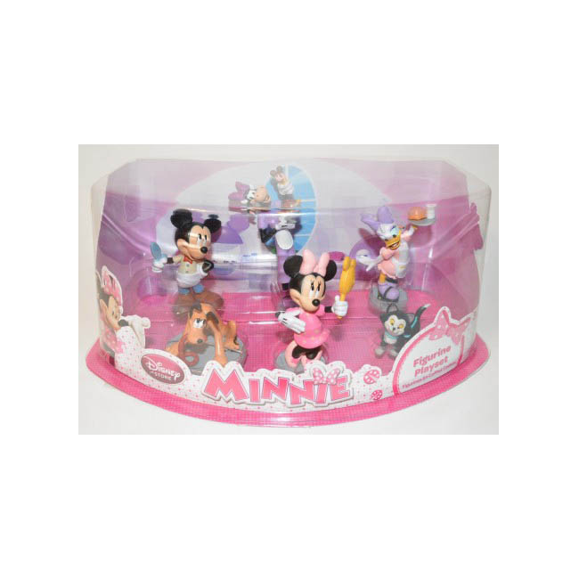 zDisney Store Minnie Figurine Playset.
