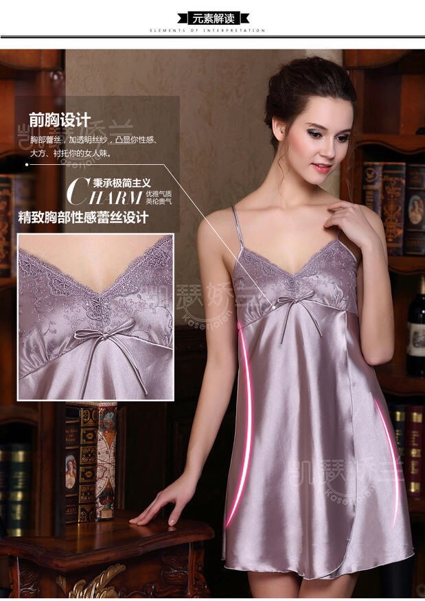 ชุดนอนผ้าไหม ชุดนอน ผ้าไหม แต่งปักลูกไม้ งานเกรด AAA สีชมพูอ่อน สวยหรูไสตล์คุณหนูหรูๆ แต่งลูกไม้ช่วงขอบอก ปลายแต่งริบบิ้นและลูกไม้ แบบคลาสสิคมีระดับมากๆคะ