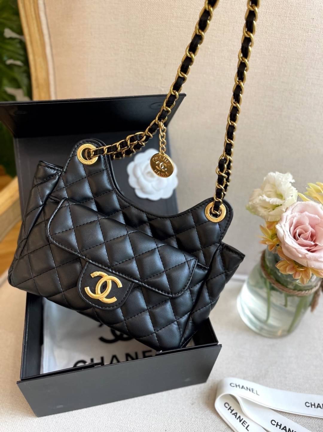 Chanel SMALL TOTE Lambskin