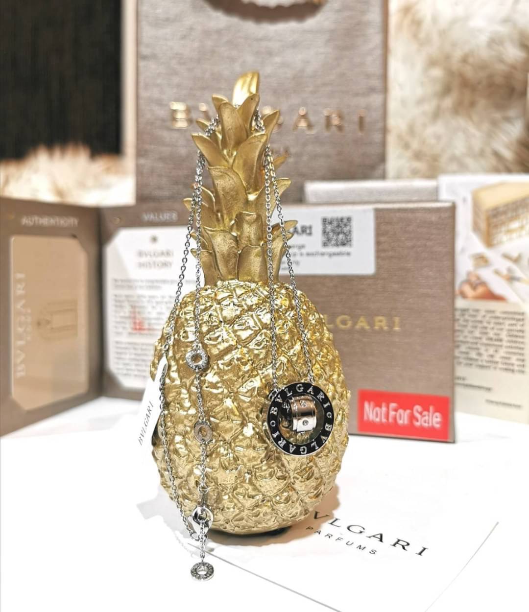 ✴️พร้อมส่งความสวย! ไอเท็มหายาก! ห้ามพลาดค่ะ!✴️ “BVLGARI” NECKLACE VIP GIFT WITH PURCHASE ORIGINAL PACKAGE (GWP) ของกำนัลสุดเลอค่าจากการแลกคะแนนสะสมสำหรับ VIP BVLGARI PARFUMS Membership หายากชวนสะสมดีไซน์โรมันสุดคลาสสิคสวยเลอค่าไอเท็มแบบนี้นา