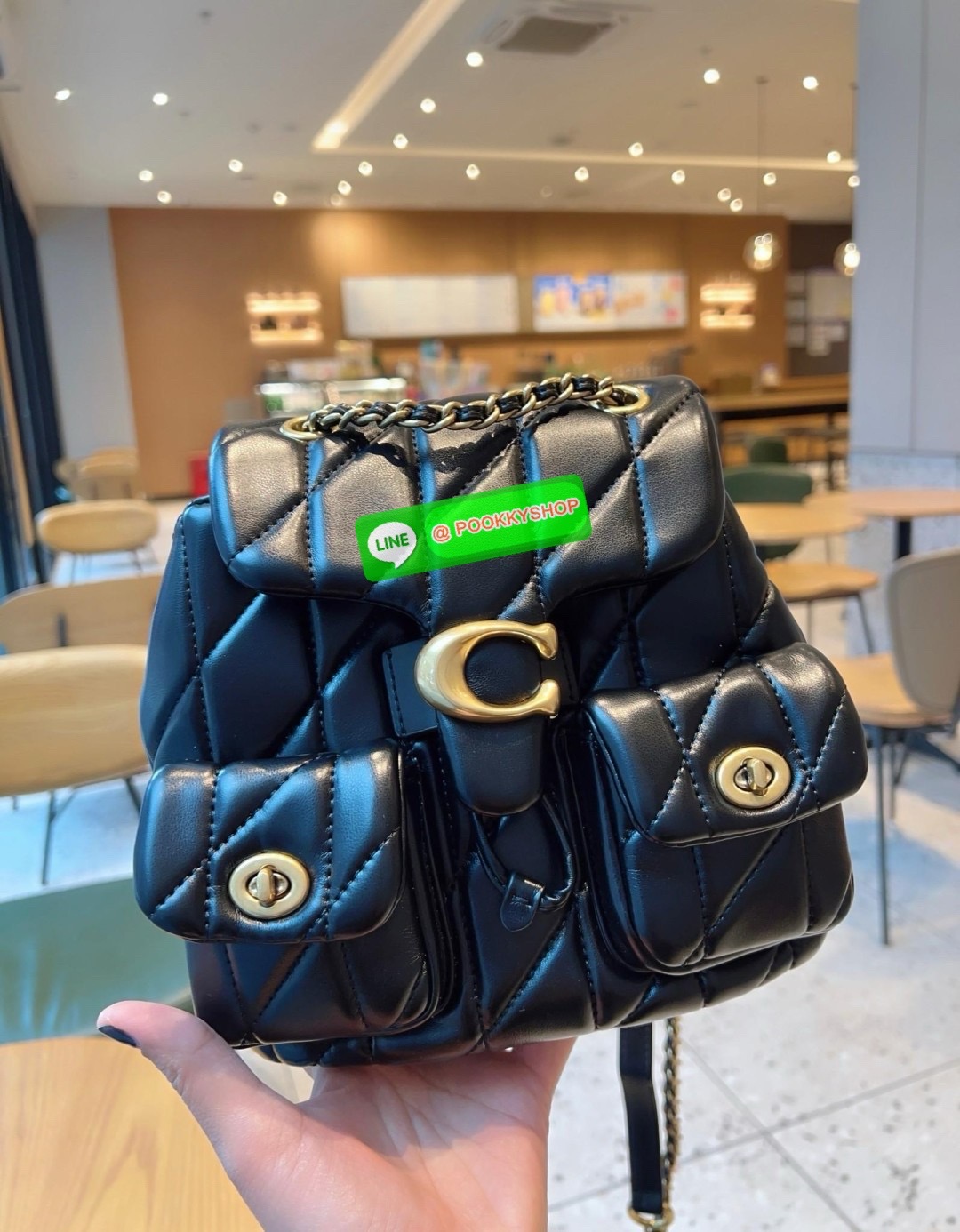 NEW ARRIVAL! สวยเกินห้ามใจ หนังนิ่มฟูสุดๆไปเลยค่า COACH TABBY QUILING BACKPACK ((CU076)) 💌พร้อมส่ง! ใหม่ก่อนใคร กับกระเป๋าทรงที่ฮิตเกินต้าน หนังแท้อย่างดี หนังนิ่ม ฟู ลื่นเงาแววสวยมากๆ ตัดกับอะไหล่ทองแย่างลงตัว