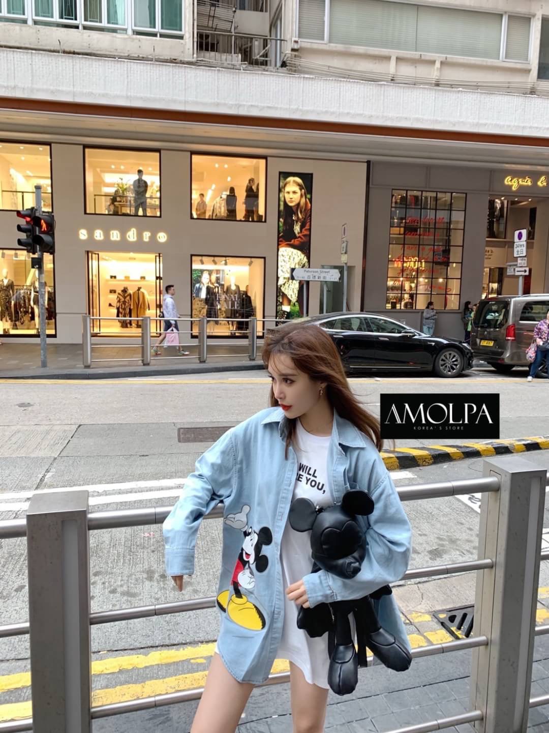 Detail พร้อมส่ง เสื้อยีนส์แท้แขนยาว MICKEY ตามแบบแท้ ใส่สบาย ชนช๊อป ใส่แล้วไม่ร้อนนะคะ จะใส่เดี่ยวๆหรือใส่คลุมเป็นตัวด้านนอกก็ชิคคคคมากกก ไม่มีถือว่าพลาดมากค่ะ