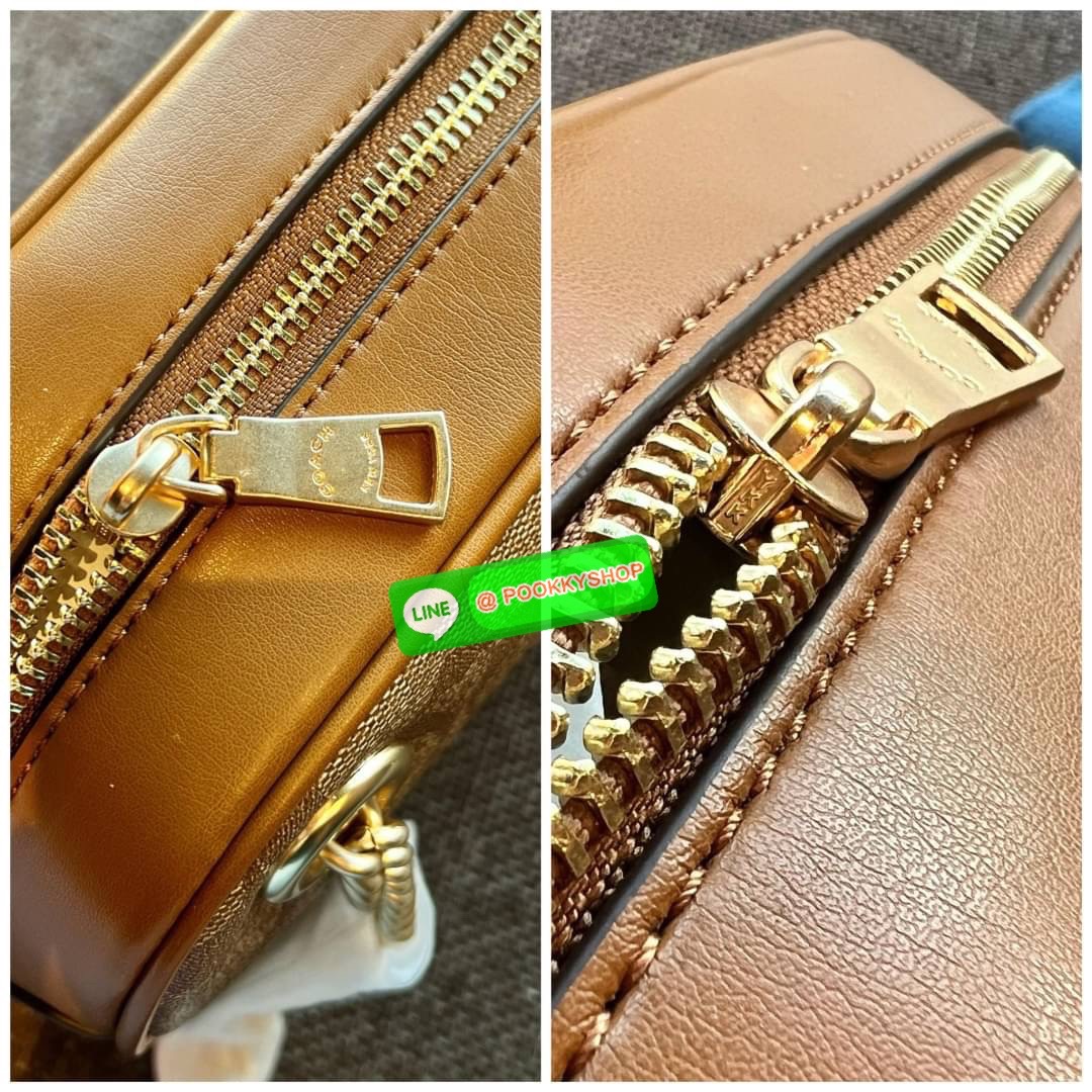 🆕🆕🆕 สวย หรู ดูดี ทางนี้จ้าสาวๆๆ สินค้าต้องมี ห้ามพลาด! COACH CAMMIE CHAIN SHOULDER BAG IN SIGNATURE ((C8149)) 🌟พร้อมส่ง จำนวนจำกัด ก่อนหมด! กับกระเป๋าหิ้วหรือสะพายไหล่ สายสะพายไหล่ในตัวแบบโซ่มีหนังรองบ่า สวยงามมากๆค่ะ หนังแ