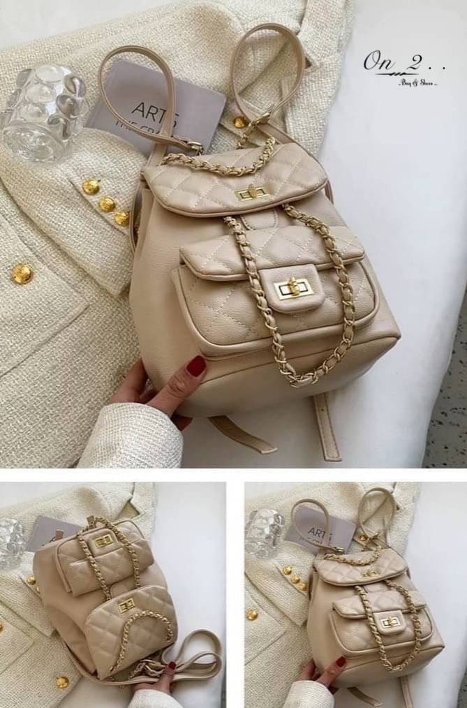 พร้อมส่งจ้าา♥️♥️♥️ CHANEL BACKPACK CLASSIC...✨✨✨ รุ่นใหม่ล่าสุด หนังพียู งานเกรดพรีเมี่ยมม!! สามารถทำเป็น เป้หลังได้ เเละถือได้