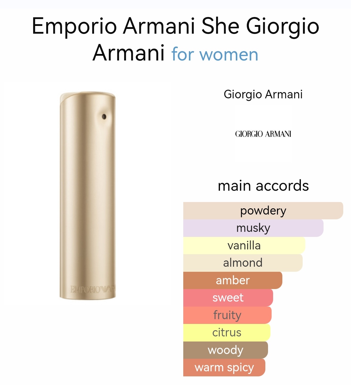 น้ำหอม Armani Emporio She EDP