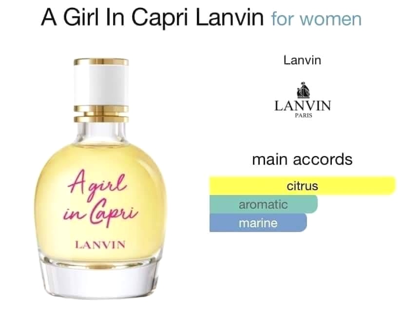 น้ำหอม Lanvin A Girl In Capri EDT