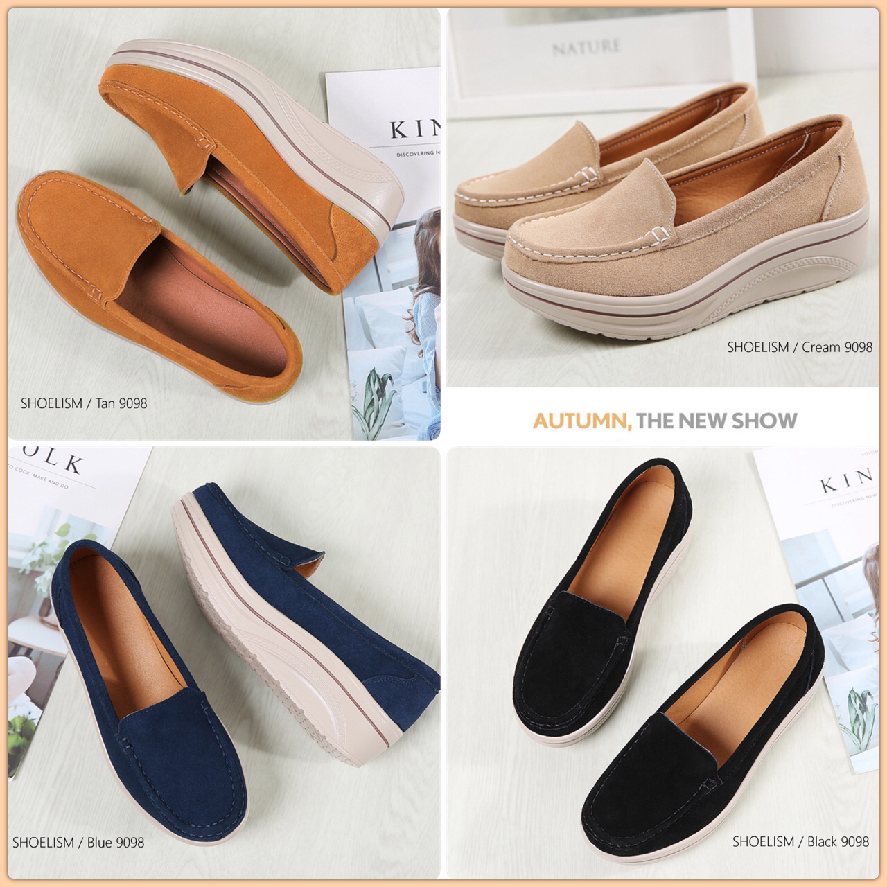 ℕ𝕖𝕨 𝕊𝕙𝕠𝕖 แบบมาใหม่ รองเท้าloafer มีถึง41 แบบคลาสสิค ใส่ได้ตลอดกาล หนังนิ่มตัดเย็บเนี๊ยบ เน้นคุณภาพเยี่ยม ดีไซน์โดดเด่น ด้านในบุหนังนิ่มไม่กัดเท้า สวมใส่ง่ายมีขอบยางยืด คุณภาพเกินราคา พื้นสูง 2 นิ้ว พื้นยางนิ