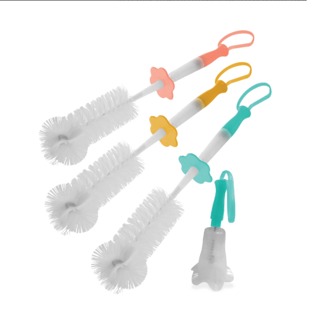 PUR แปรงล้างขวดนมและจุกนมพร้อมขาตั้ง