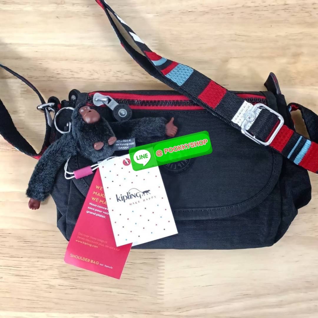 KIPLING SABIAN CROSSBODY MINI BAG กระเป๋าสะพายข้าง วัสดุ Nylon & Polyester 100% ขนาดเล็กกำลังน่ารัก เปิด-ปิดด้วยฝาปิดกระดุมแม่เหล็กและซิปแบรนด์ ด้านในทีแท็กแบรนด์