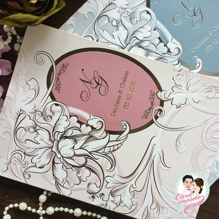 การ์ดแต่งงานวินเทจ