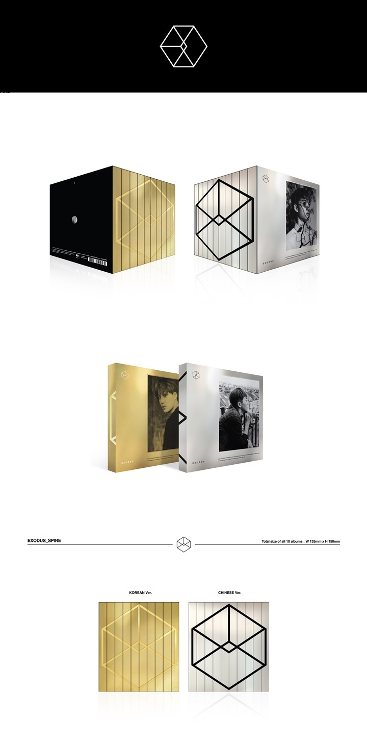 EXO - VOL.2 [EXODUS] (CHINESE VER.) CD + POSTER + PHOTOCARDS