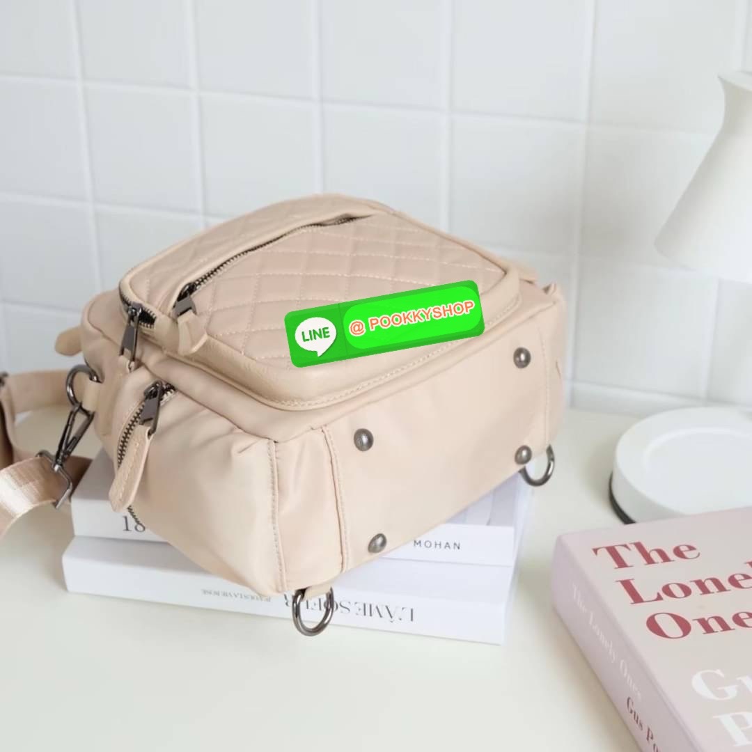 New arrival เป้ถอดสายได้ จะสะพายแบบไหนก้อสวย !! KEEP รุ่น Rouget backpack (ปรับ Collection ใหม่ ) น้ำหนักเบากว่าเดิม