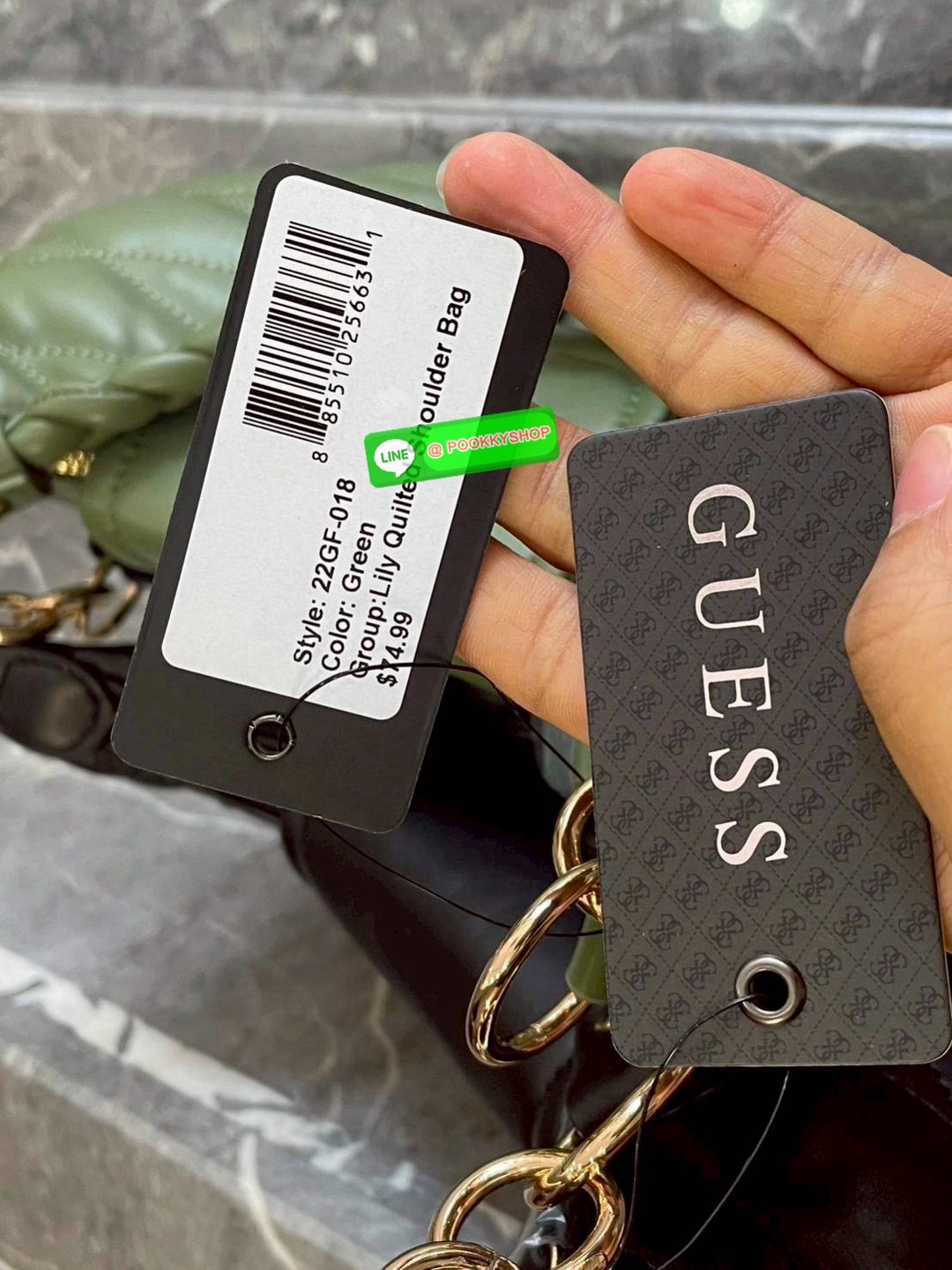 Guess งานเเท้ usa lily Quited shoulder back