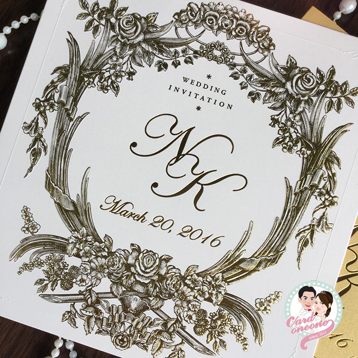 การ์ดแต่งงานพรีเมี่ยม คลาสสิค