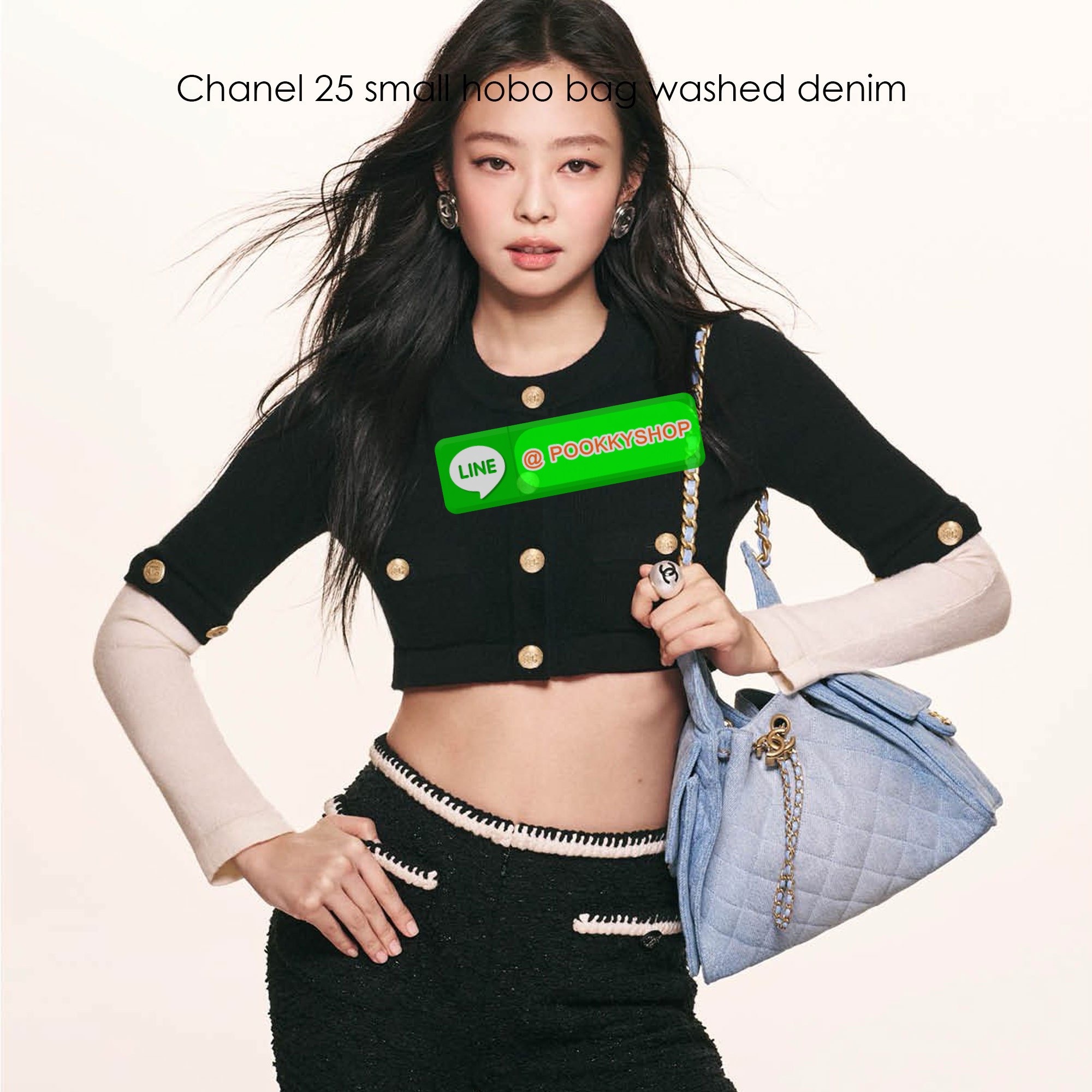 🕊️ พร้อมส่ง | Chanel 25 small hobo bag washed denim กระเป๋าสะพายทรงโฮโบ งานเดนิมฟอก คอลใหม่ล่าสุด รูปทรงใช้งานง่าย จุของได้เยอะ ถือเก๋ๆ เอวี่เดย์ลุค บอกเลยว่าดีไซน์เก๋มาก สาวๆ เตรียมพุ่งตัวก่อนใครได้เลย ราคาสุดคุ้มที่นี่ที่เดียวค่า