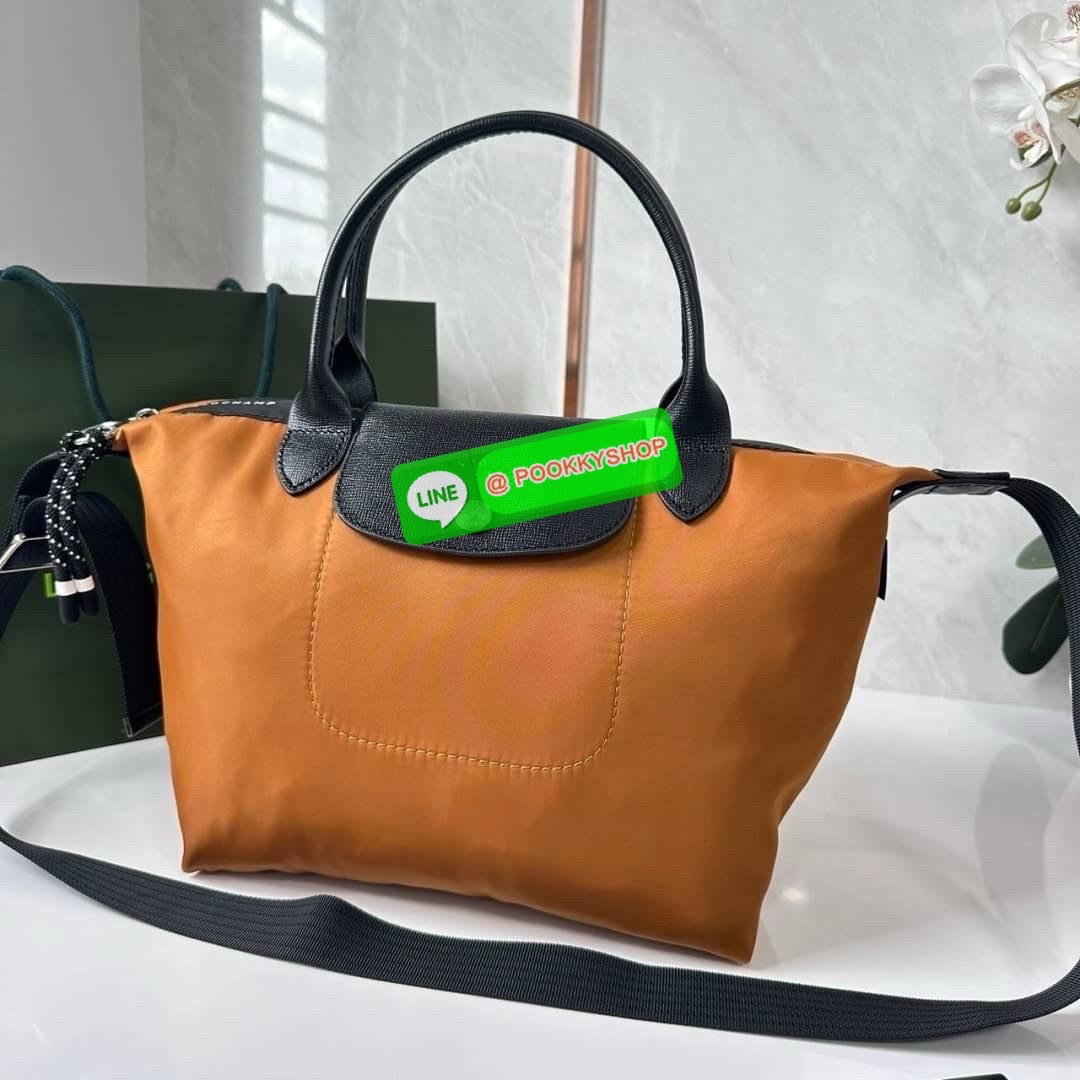 LONGCHAMP LE PLIAGE ENERGY MEDIUM HANDBAG 🔖กระเป๋าสะพายไหล่/ถือ คอลเลคชั่นใหม่สไตล์เรียบหรู ขนาดกลางจุของได้เยอะ