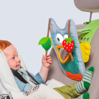 ลูกไม่ยอมนั่งcarseat Taf Toys ของเล่นในรถ - นกฮูก ของเล่นเด็กเสริมพัฒนาการ musical car toy owl 0m+ อุปกรณ์ช่วยนั่งcarseat ลูกไม่ยอมนั่งcarseat
