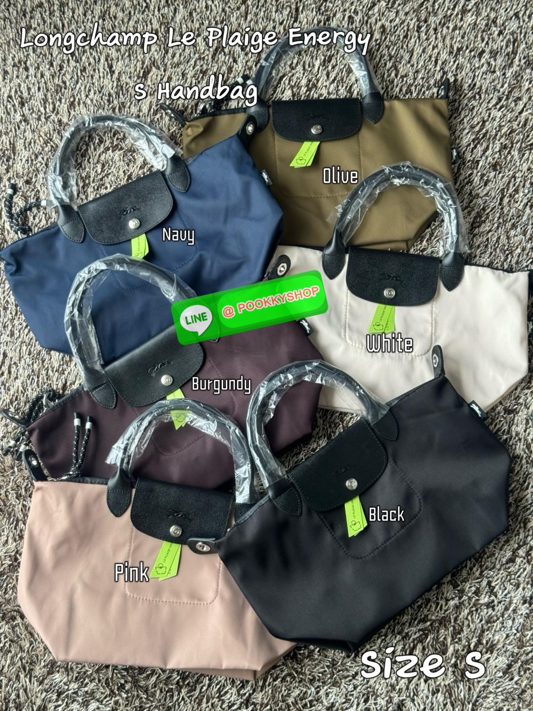 Longchamp LE PLIAGE ENERGY S HANDBAG LE PLIAGE รีไซเคิล ECONYLสไตล์สปอร์ต ทันสมัย และใช้งานได้จริง น้ําหนักเบา กระเป๋าใบนี้เป็นเครื่องประดับที่มีเสน่ห์ในอุดมคติที่จะติดตามคุณในทุกกิจกรรมยามเย็นของคุณ มาพร้อมกับสายสะพายไหล่ปรับได้ สามารถพกพาได้ ทั้งแบบถือแ