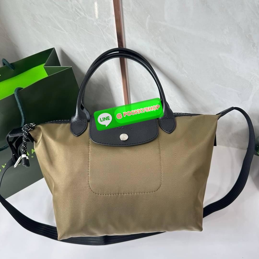 LONGCHAMP LE PLIAGE ENERGY MEDIUM HANDBAG 🔖กระเป๋าสะพายไหล่/ถือ คอลเลคชั่นใหม่สไตล์เรียบหรู ขนาดกลางจุของได้เยอะ
