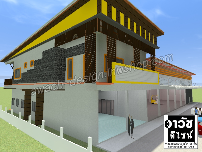 C1010 แบบบ้าน 2 ชั้น 4 ห้องนอน
