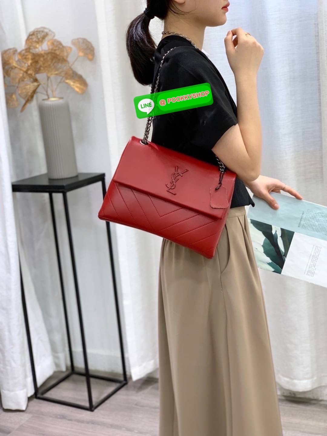 SAINT LAURENT Large Sunset Shoulder Bag