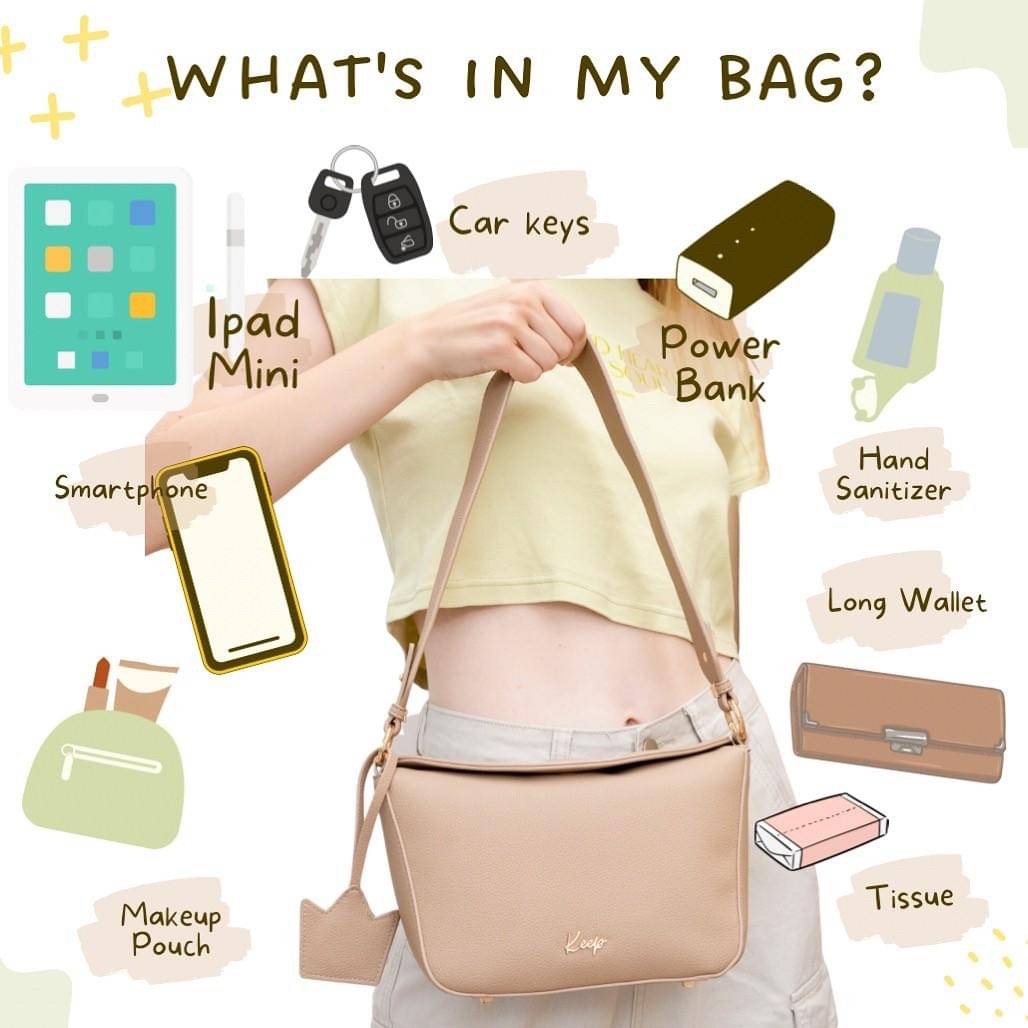 New in ! Our Summer collection KEEP ' Hana handbag ' กระเป๋าถือ / สะพาย Minimal ที่จะเป็น Everyday bag ของทุกคนแน่นอนค่า