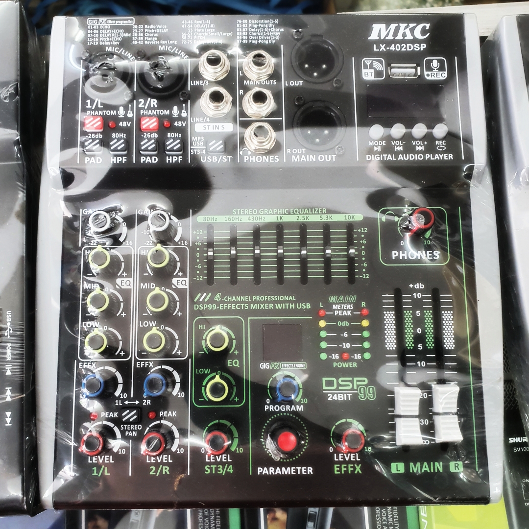 มิกซ์เซอร์ mixer ยี่ห้อ MKC รุ่น LX-402DSP
