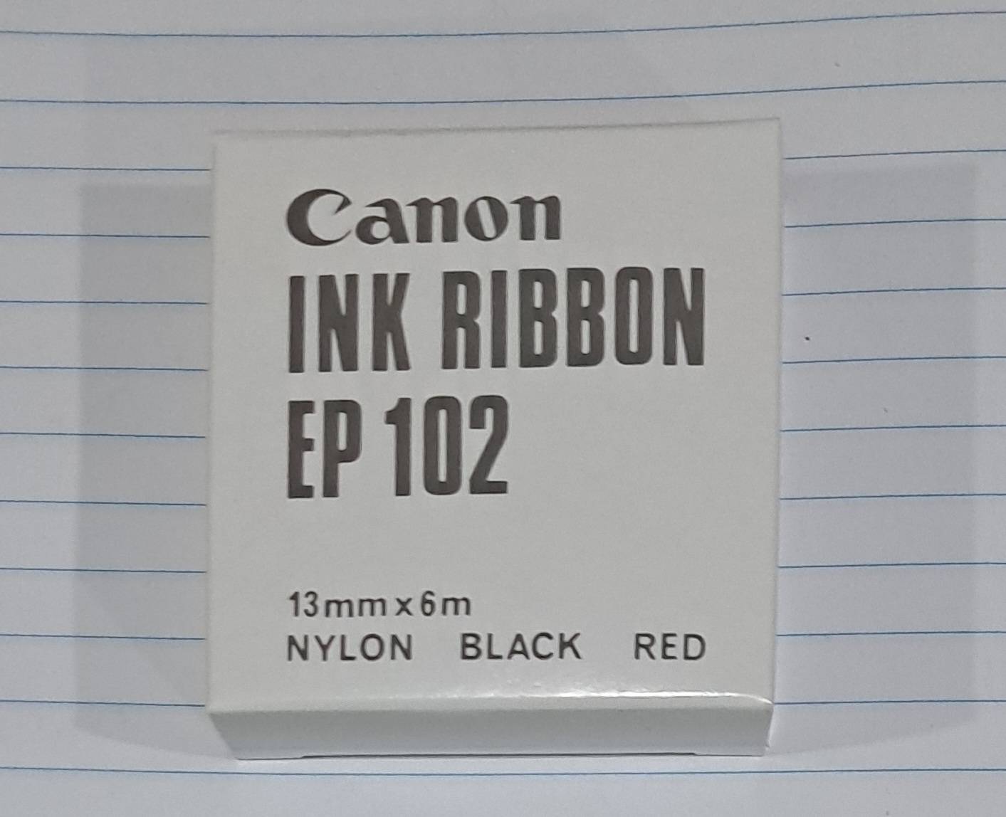 ผ้าหมึกริบบอนเครื่องคิดเลข (ดำ/แดง) Canon # EP-102