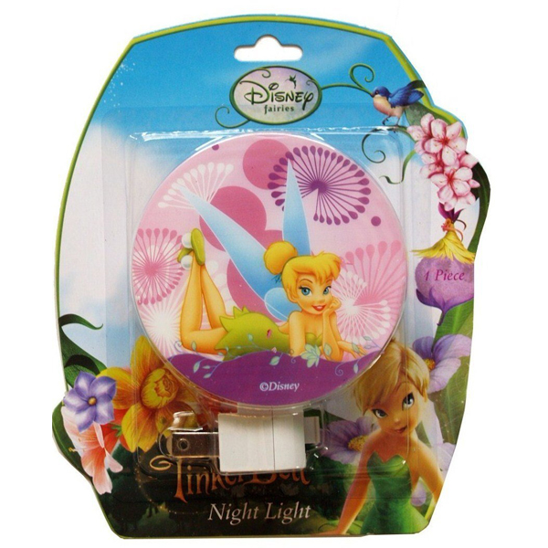 Disney Fairies TinkerBell Purple Night Light (พร้อมส่ง) ของแท้ นำเข้าจากอเมริกา