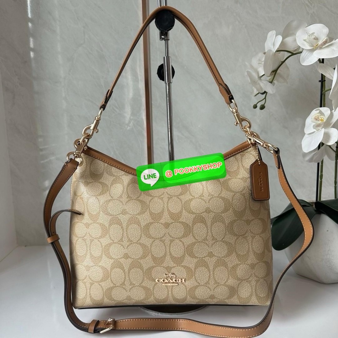 Coach Laurel Shoulder Bag Black CR148 🔖กระเป๋าสะพายข้าง/ไหล่ ทรง hobo สวยทันสมัยไม่มีเอาท์ 🔖วัสดุ : pebble leather 🔖เปิด - ปิด แบบซิปบน ภายในช่องโล่งกว้าง มีช่องรับแยกสองช่องมีซิปหนึ่งช่อง จุของได้เยอะ