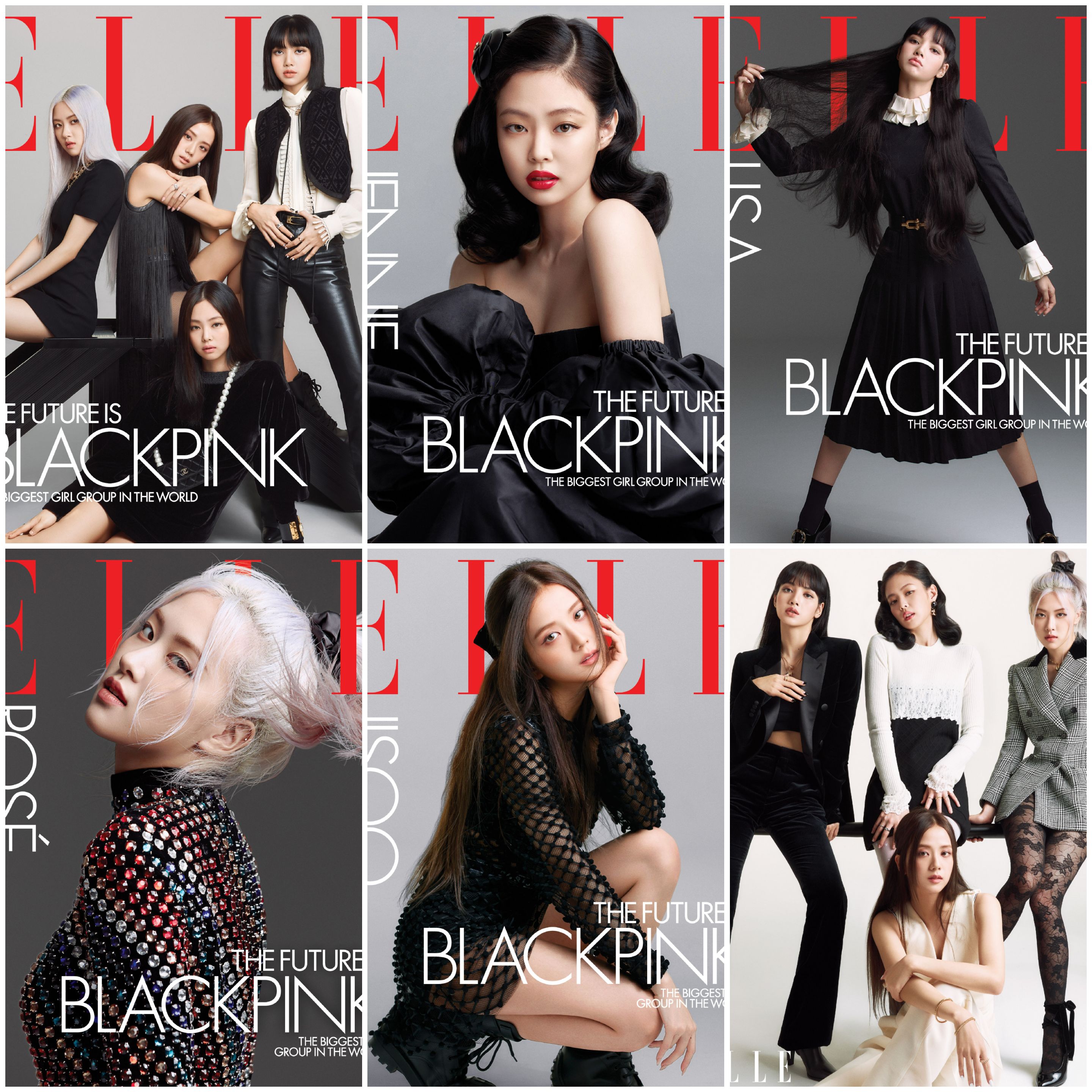 BLACKPINK ELLE US 2020 เลือกปกได้