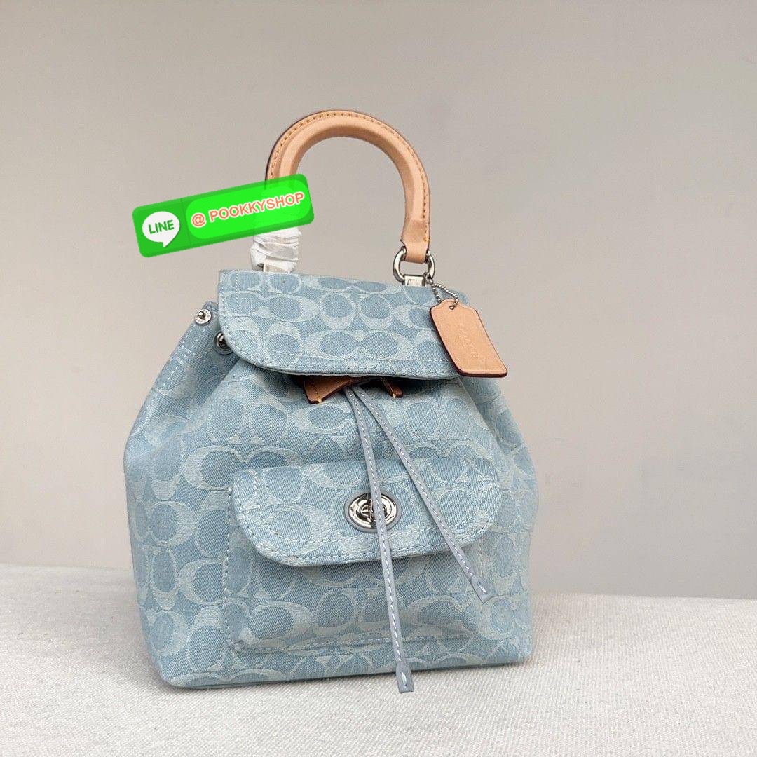 Coach Riya Backpack 21 Women Backpacks Shoulder Bag with Full Set of Coach Package