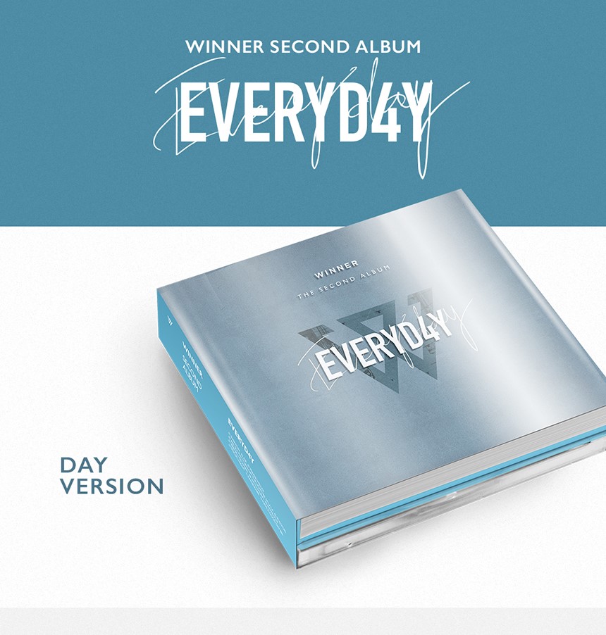 พร้อมส่ง WINNER 2ND ALBUM - EVERYD4Y (DAY VER) + poster