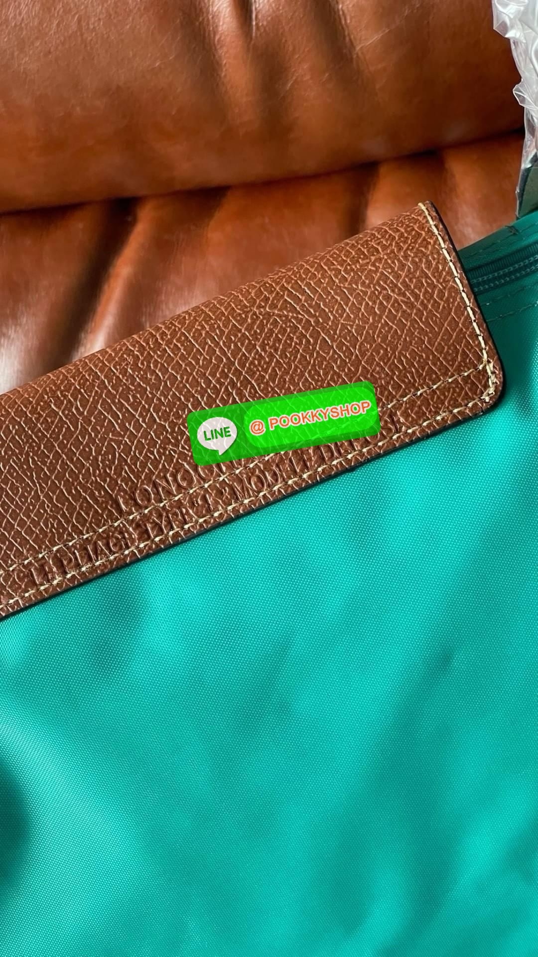 size L หูยาว ฝาน้ำตาล LONGCHAMP LE PLIAGE ORIGINAL SHOULDER BAG L ( หูยาว )กระเป๋าสะพายไหล่ รุ่น Original