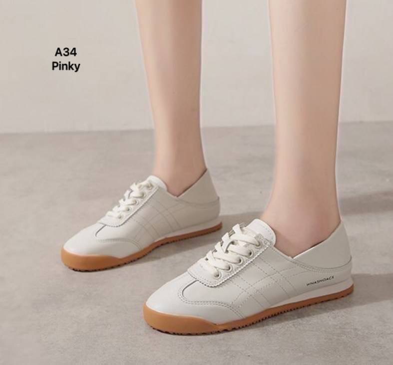 ผ้าใบ A34 งานเก๋ ไม่ซ้ำใคร ใส่สบาย งานนิ่ม สวย ใส่แบบเหยียบส้นได้ สวมง่าย ใส่เที่ยว วิ่ง เล่นกีฬา ได้หมด งานระดับไฮเอน ในราคาจับต้องได้จ้า