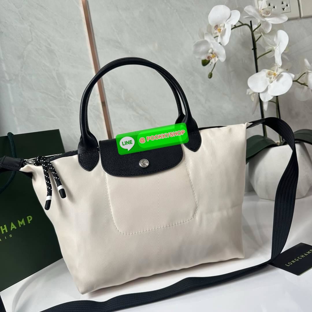 LONGCHAMP LE PLIAGE ENERGY MEDIUM HANDBAG 🔖กระเป๋าสะพายไหล่/ถือ คอลเลคชั่นใหม่สไตล์เรียบหรู ขนาดกลางจุของได้เยอะ