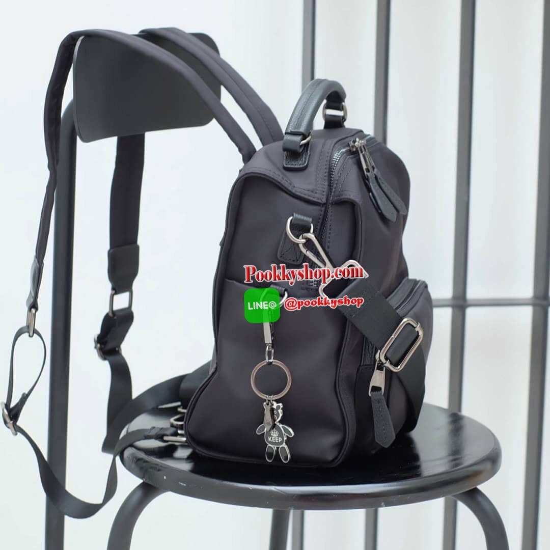 ใหม่ล่าสุด KEEP ‘ Foxxy ‘ Backpack กระเป๋าเป้ผ้าไนล่อนนาโนตัดขอบหนังแท้!!! ทรงน่ารักมากๆๆๆ ใบนี้ มีสายสั้นสำหรับสะพายไหล่ให้ด้วยคะ จุดเด่นที่ >ตัวกระเป๋าทำจากไนล่อนนาโนตัดกับหนังแท้เนื้อดีที่สุด เพิ่มความคงทน >ตัวกระเป๋ามีสายสั้น ให้เพิ่มอีก 1 สายสำ