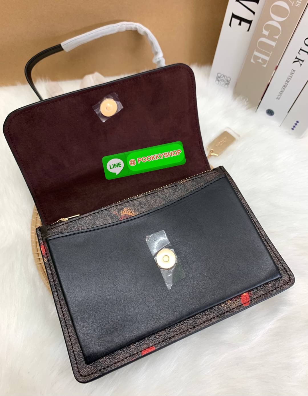 💥NEW IN💥 🌈สวยมากๆ อยากให้ได้ไปจริงๆจ้าา😘COACH KLARE CROSSBODY IN SIGNATURE CANVAS WITH POP FLORAL PRINT ((C5797)) พร้อมส่งที่ไทย สวยมากๆค่ะ🌺