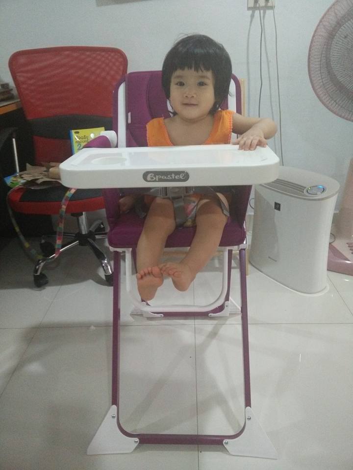 Bpastel DG70 เก้าอี้กินข้าวเด็กทรงสูงเเบบพกพา Oxford Fabric portable baby dining chair รับน้ำหนักได้ 70 kg