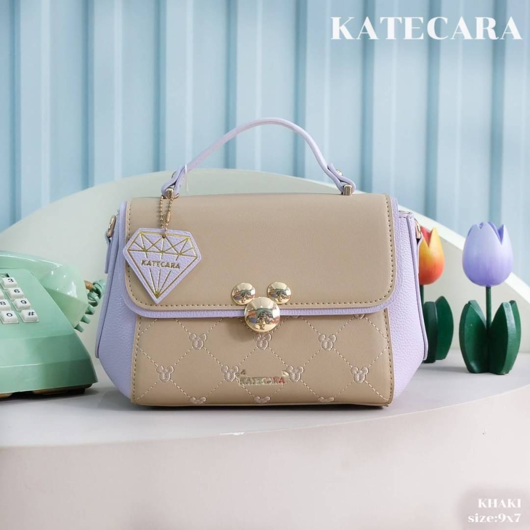 ว๊าวววๆๆ สวยมาก แบรนด์แท้ KATECARA หน้ามิกกี้ สีทรูโทน พาสเทล สวยหวานละมุล มี2 สาย งานสวยมากๆ คะ