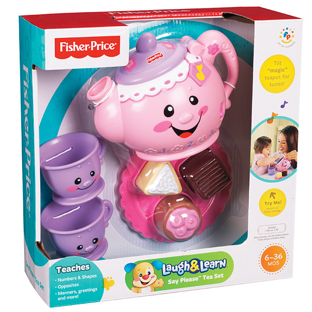 z Fisher Price Laugh and Learn Say Please Tea set