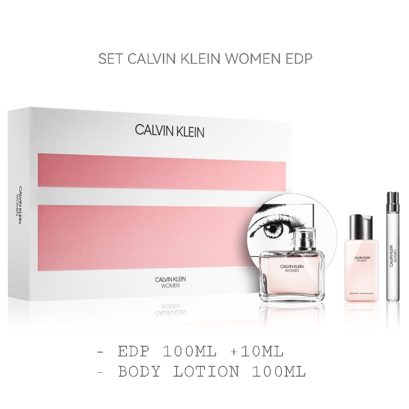 SET CALVIN KLEIN WOMEN EDP 3PCS