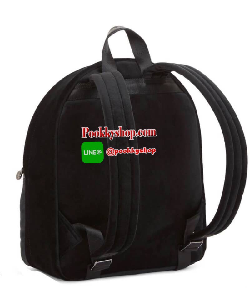 Don’t Miss! Kipling Disney’s Snow White Paola Satin Backpack กระเป๋าสะพายเป้รุ่นหายาก Limited Edition วัสดุ Velvet+Polyester 100% กำมะหยี่สีดำด้านหน้าลายสโนว์ไวท์ลิขสิทธิ์แท้จาก Disney น้ำหนักเบา เปิดปิดด้วยซิปสะดวกใช้หัวซิปแบรนด์สวยดูดี มีช่องซิปด้านหน้า